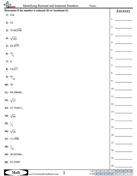 Free Worksheets Library