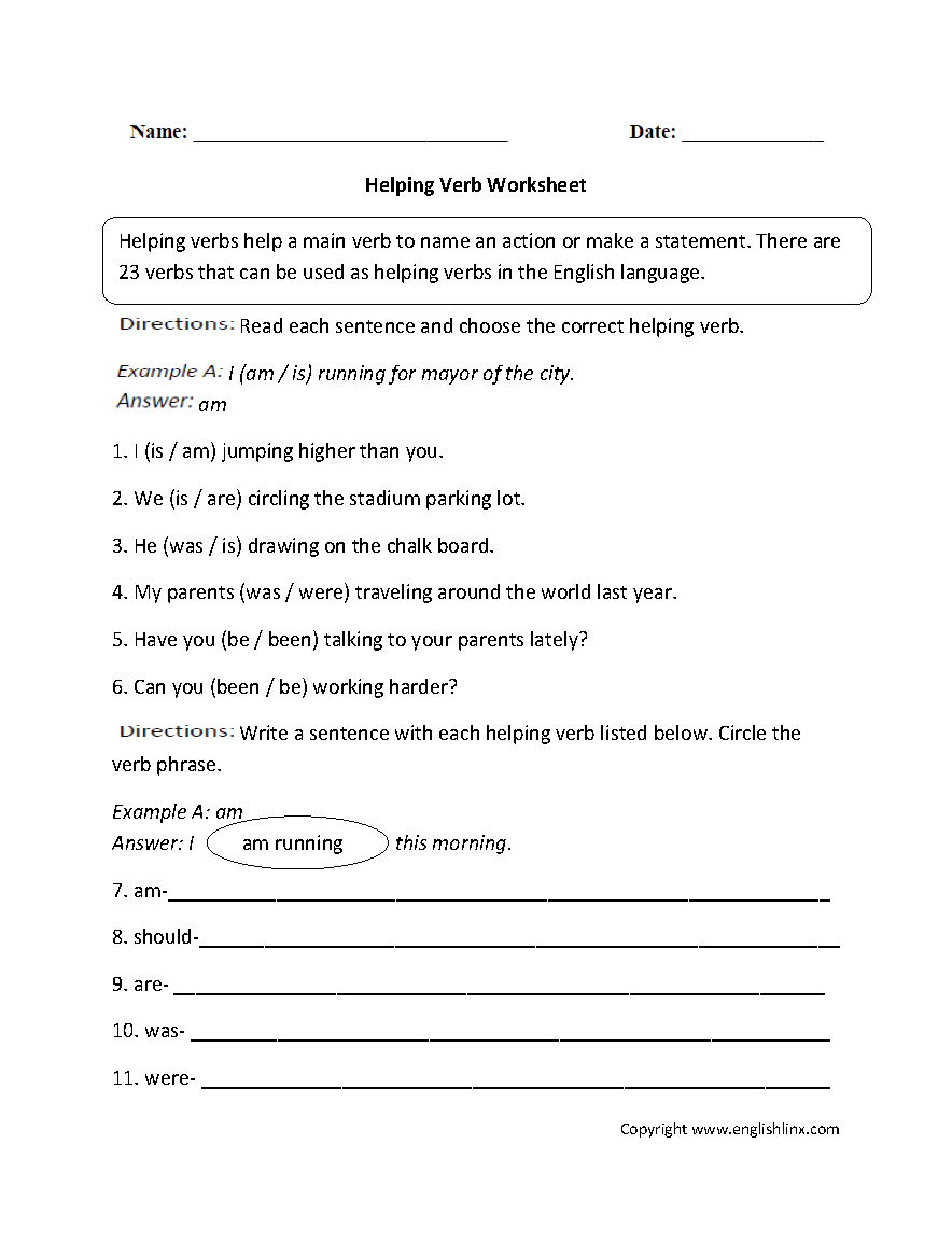 Free Worksheets Library