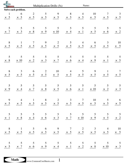 Free Worksheets Library