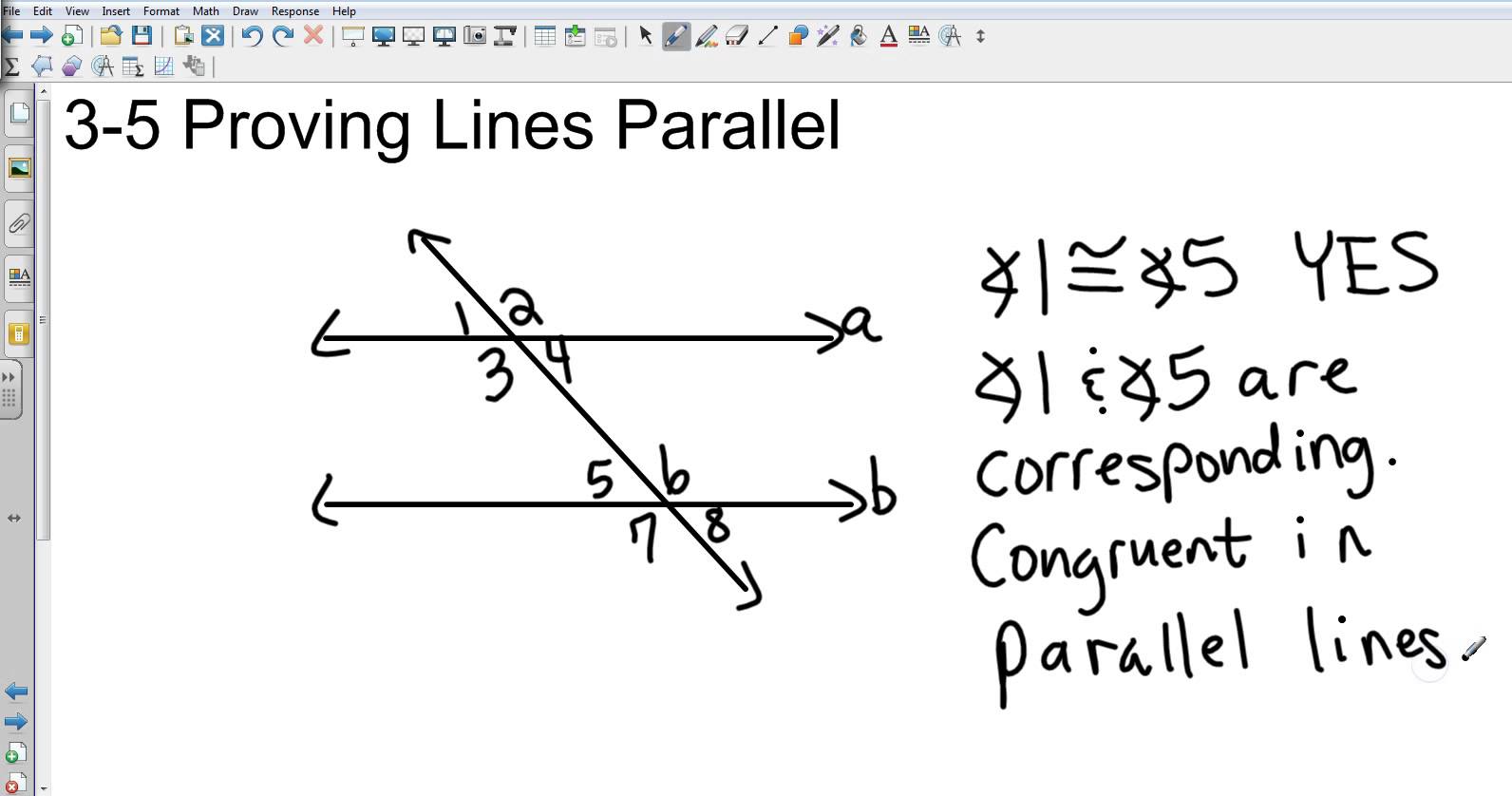 Geometry 3 5 Proving Lines Parallel