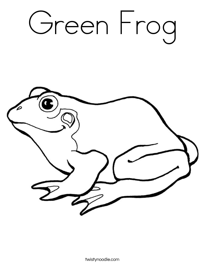 Green Coloring Pages For Preschool  2339485