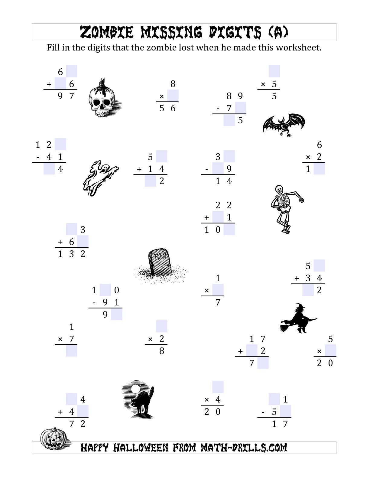 Halloween Division Sheets Fun For Chri