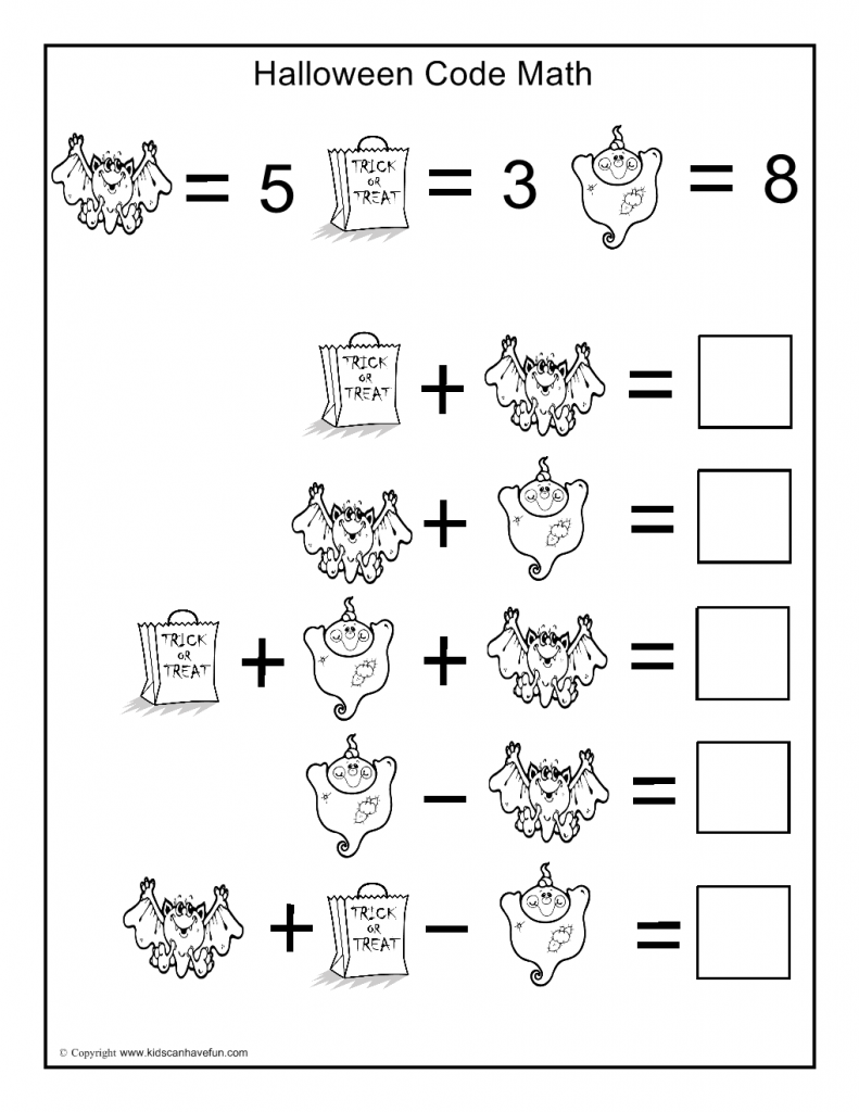 Halloween Math Worksheet The Best Worksheets Image Collection