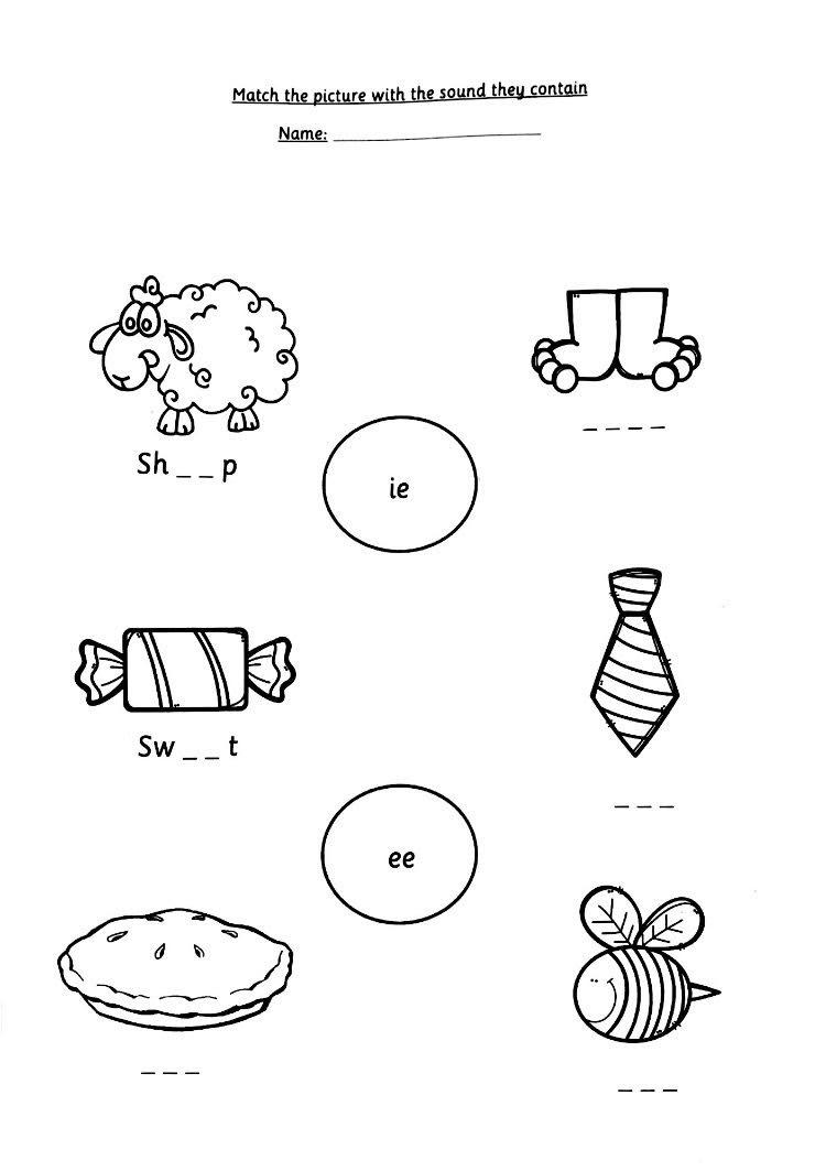 ee phonics worksheets