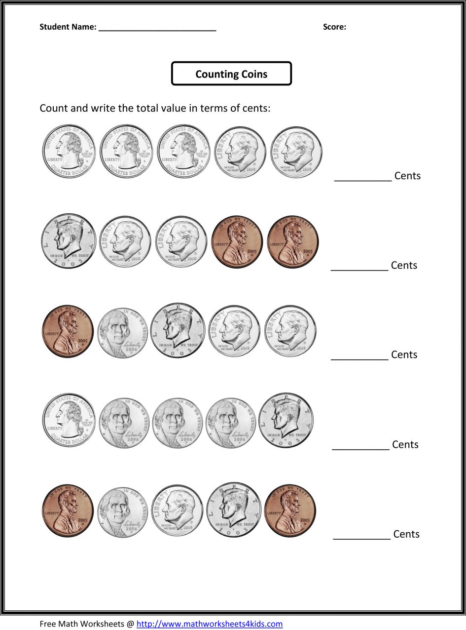 Kids  4th Grade Worksheets Printable  Fourth Grade Math Worksheets