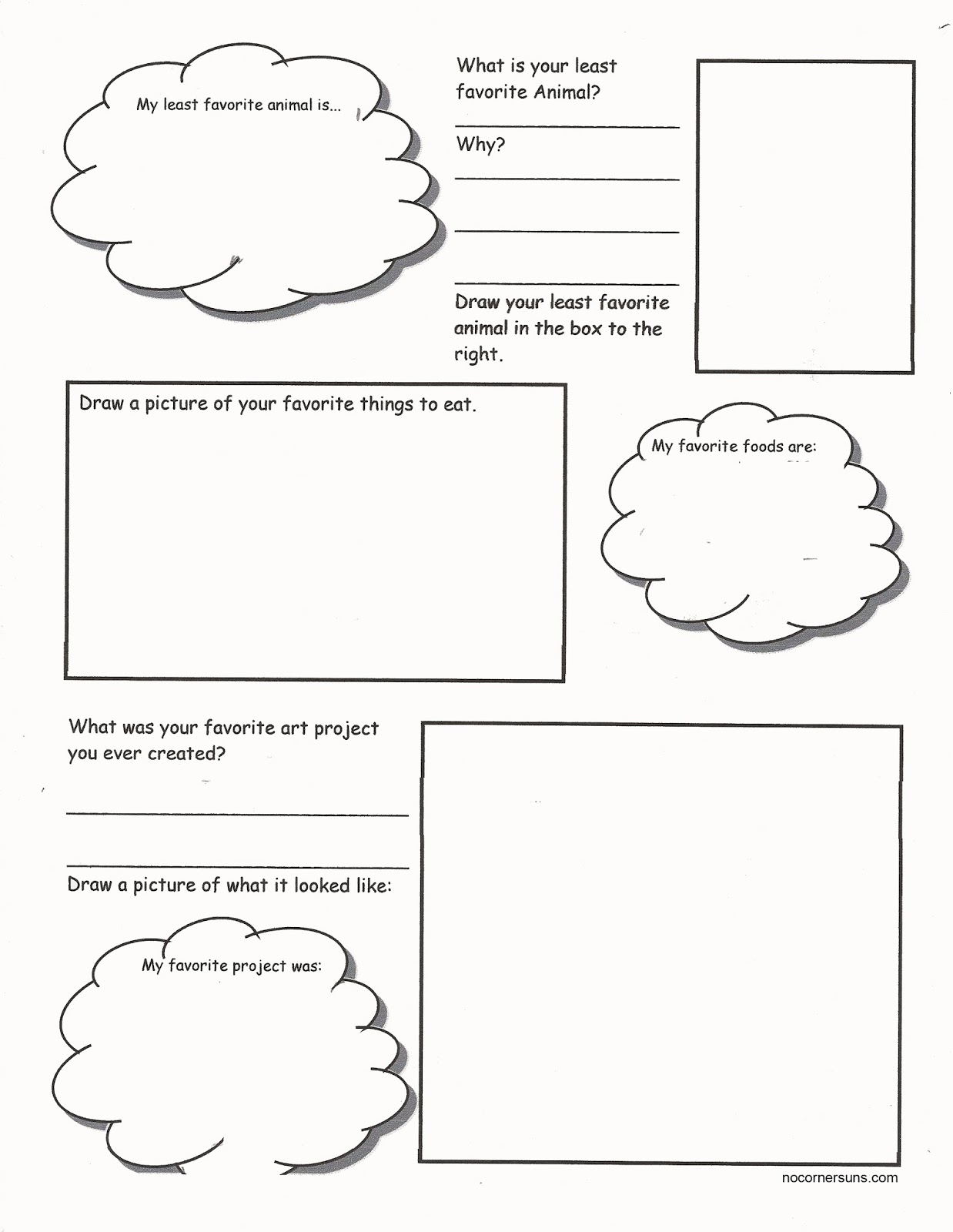 Kids  Art Worksheets For Middle School  Projects Worksheets Images