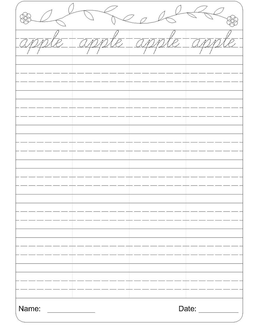 Kids  Grade 1 Handwriting Worksheets Grade 1 Writing Worksheets