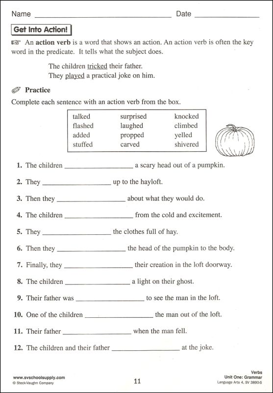 Language Arts Worksheets Grade 4 The Best Worksheets Image