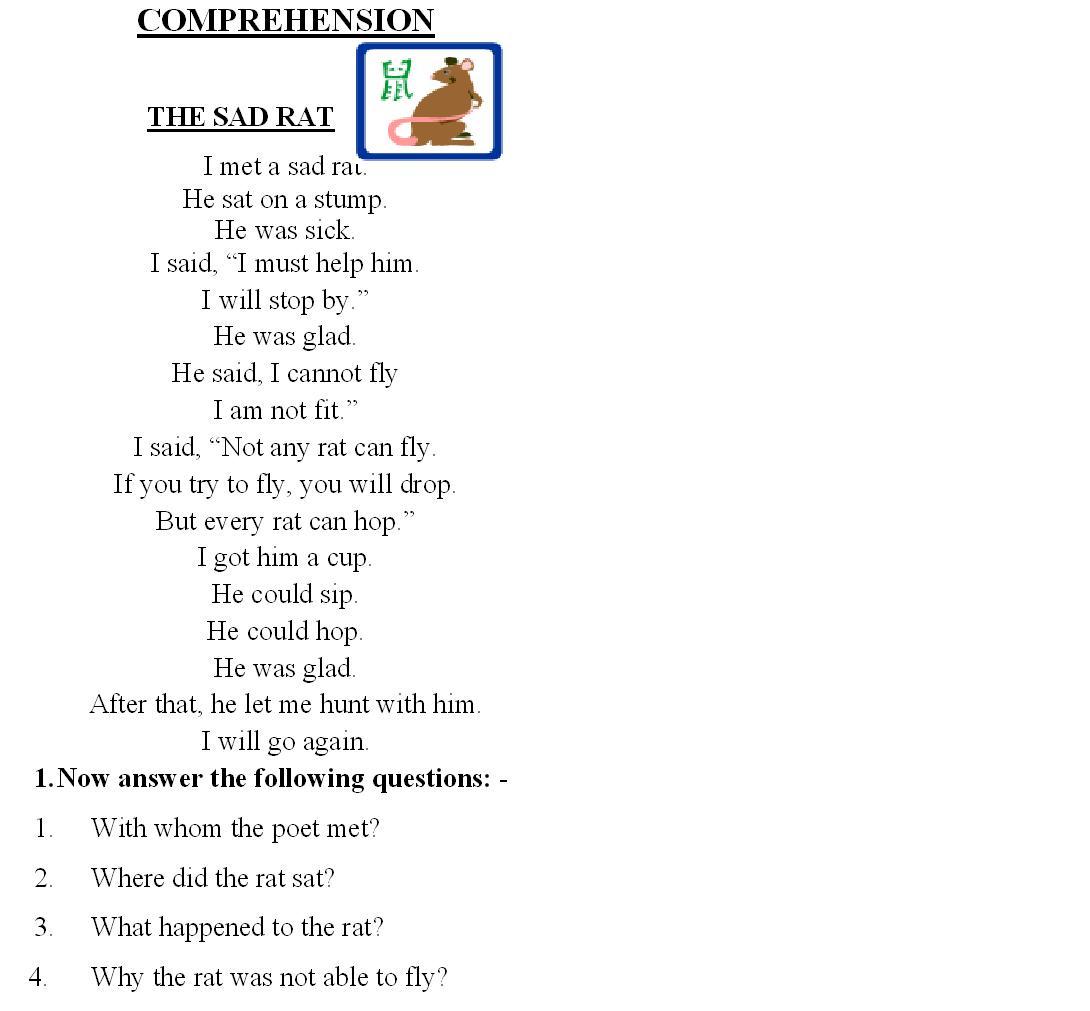 Math  Grade 2 English Reading  Comprehension Grade English Reading