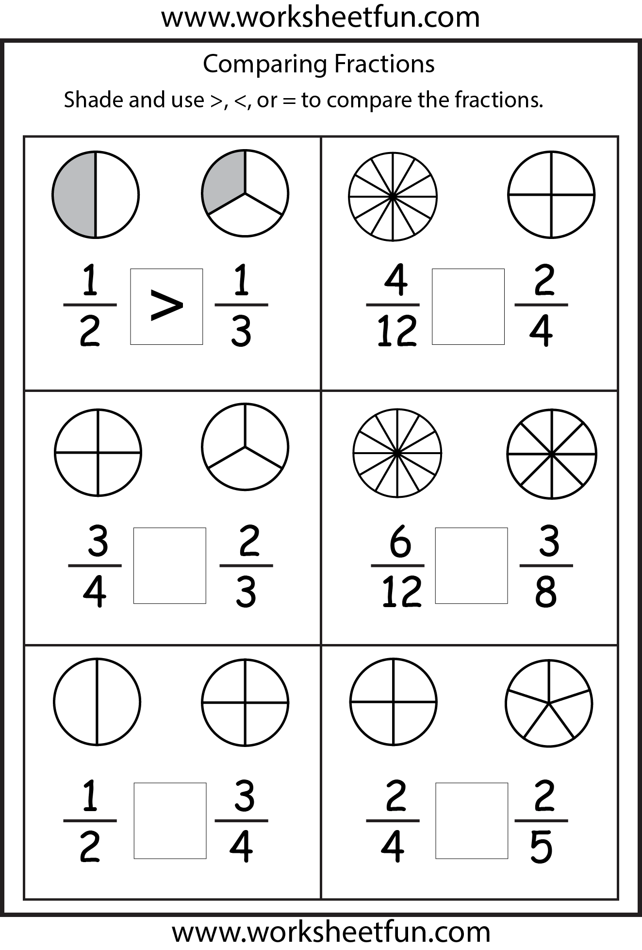 Math Worksheets For Third Grade Students