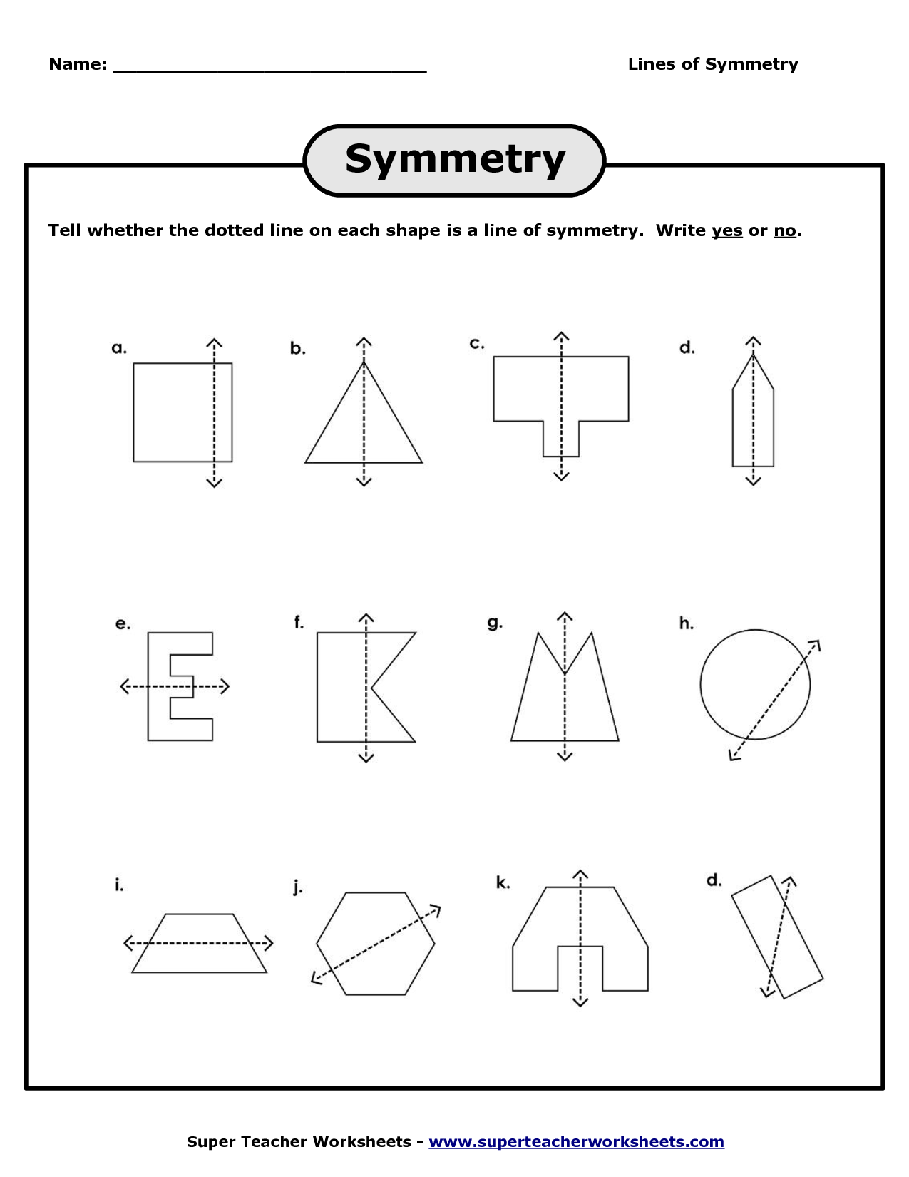Multiple Lines Of Symmetry Worksheets Worksheet Pdfiplication