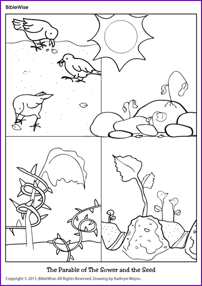 Parables Coloring Pages Free Coloring Library