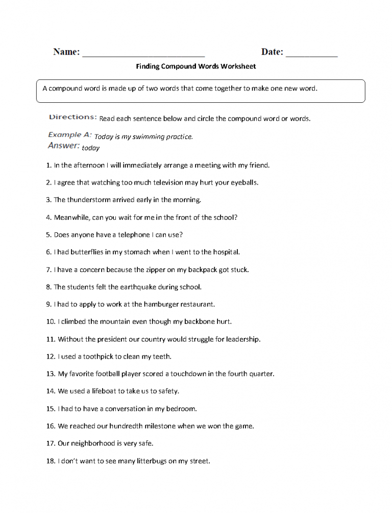Phonics Worksheets For 5th Grade Download