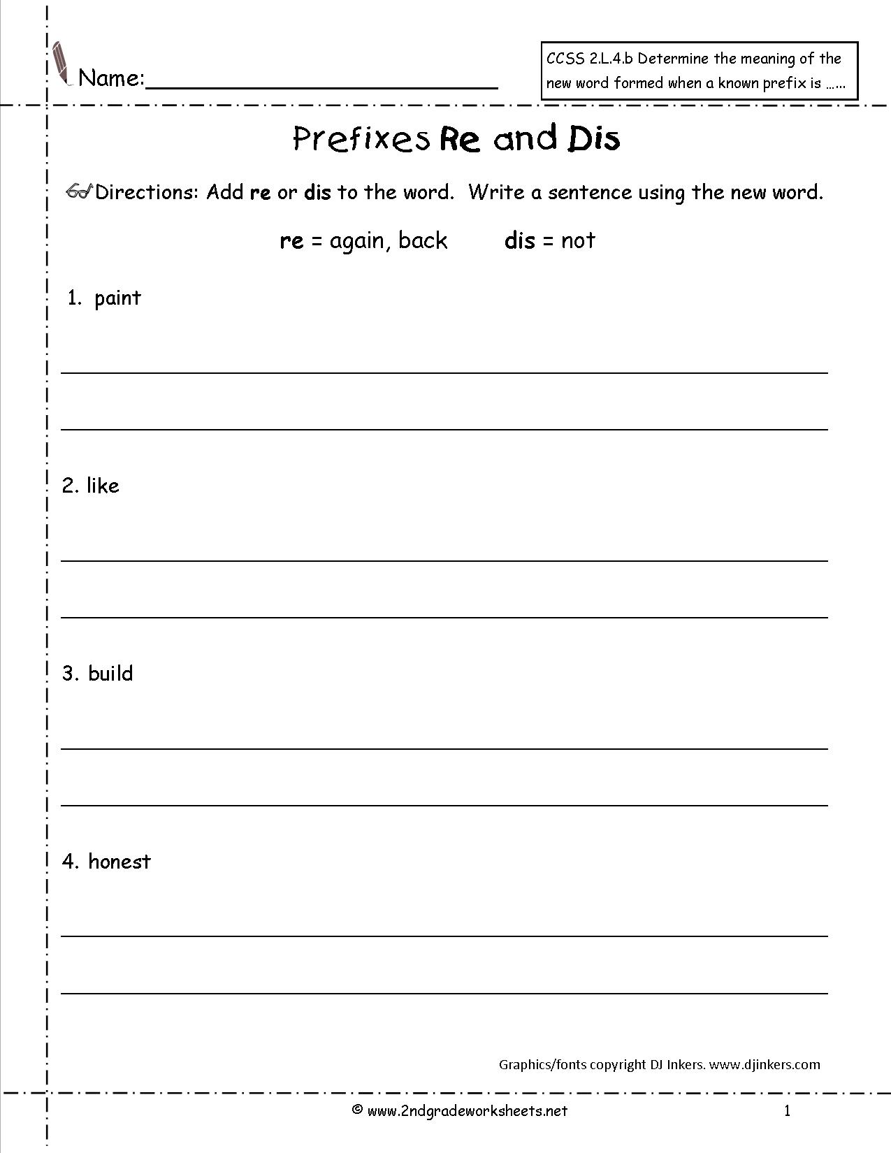 Pre And Re Worksheets The Best Worksheets Image Collection