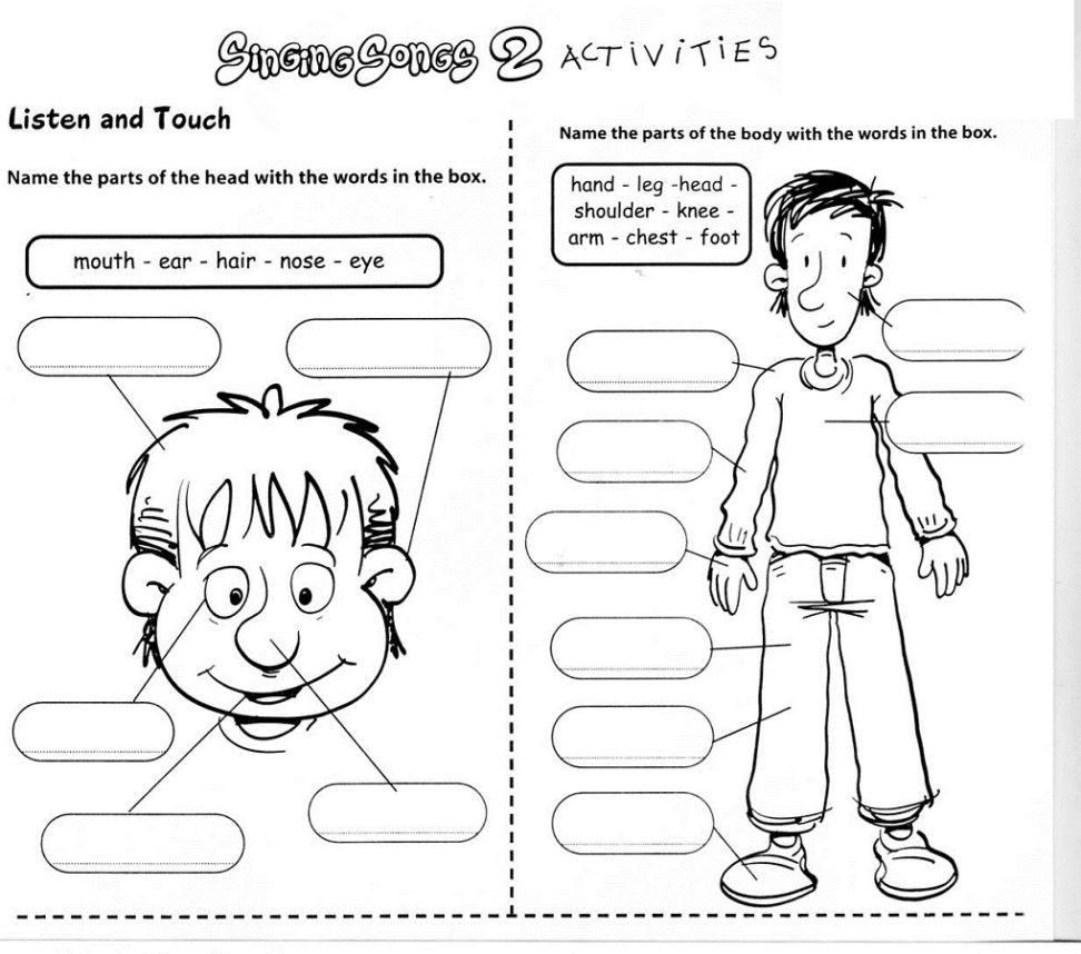 Preschool Worksheets Age 4 Experience Print English Worksheet For