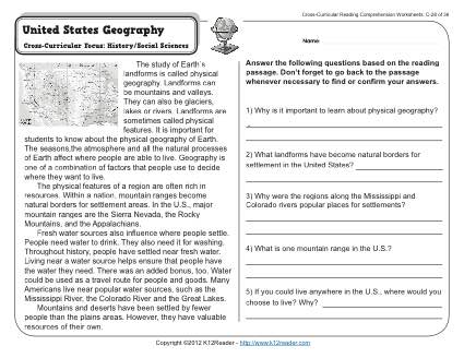 Printable Geography Worksheet The Best Worksheets Image Collection