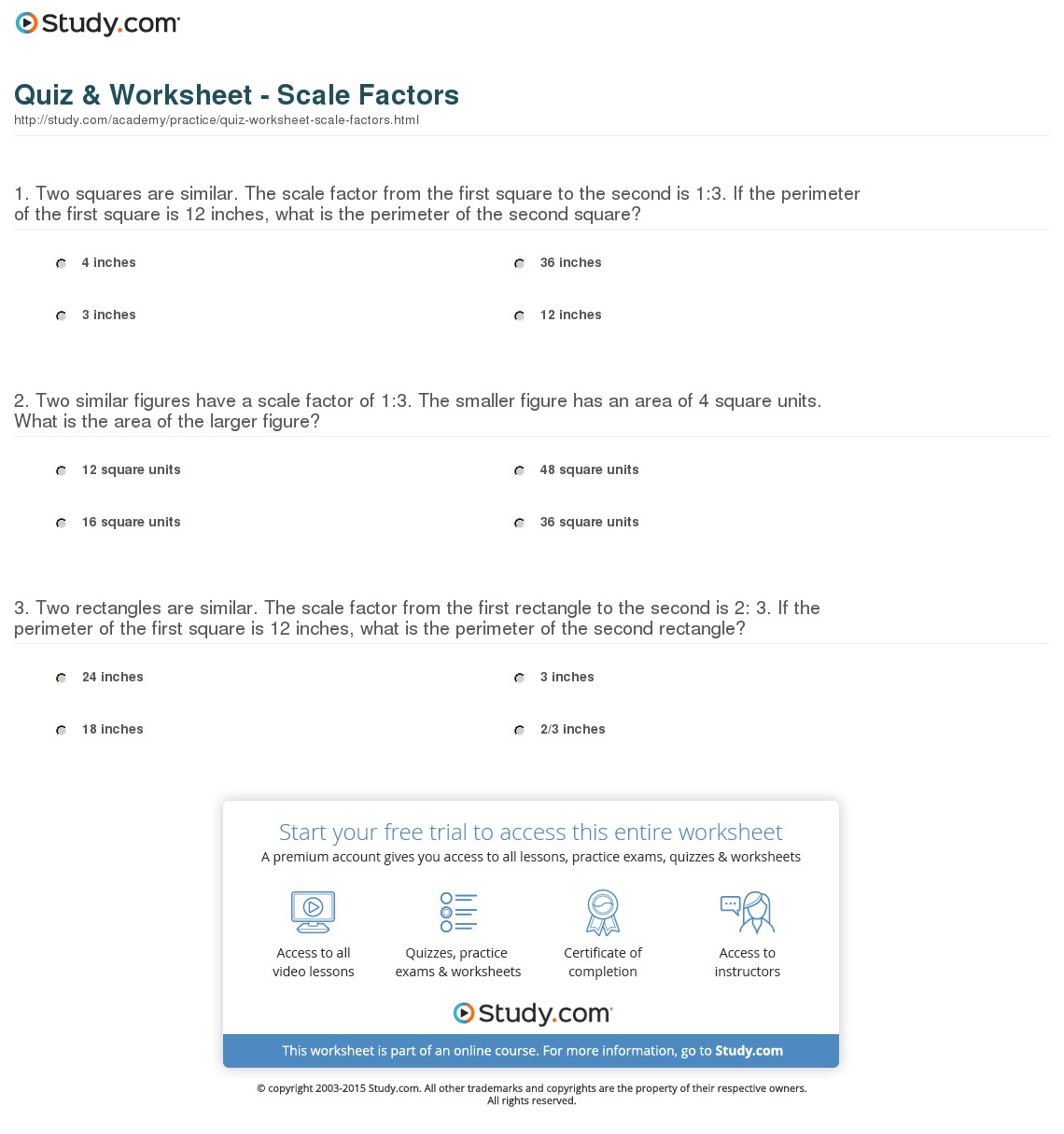 Quiz & Worksheet