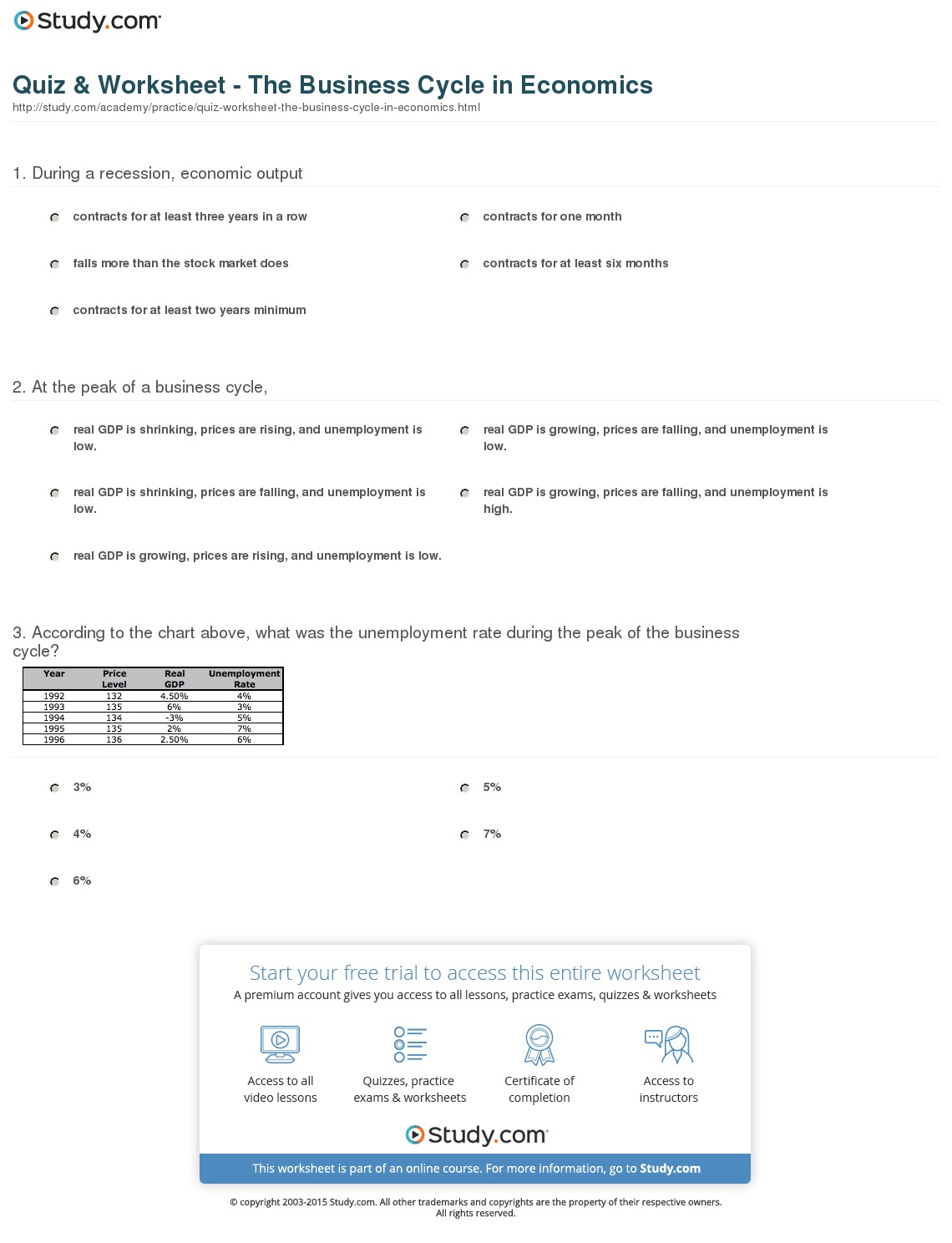 Quiz & Worksheet
