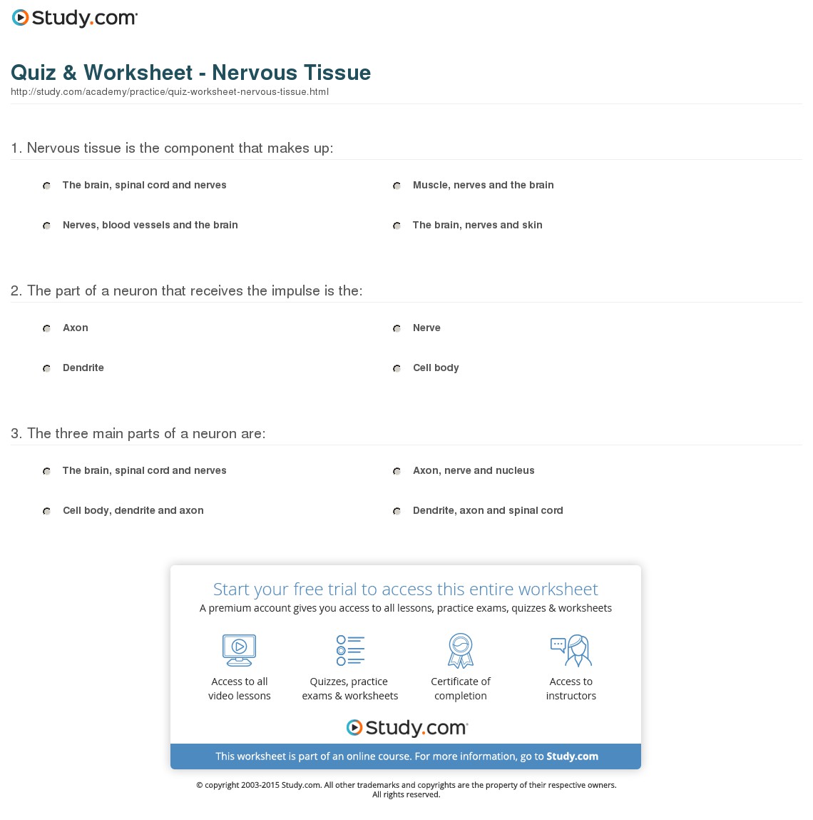 Quiz & Worksheet