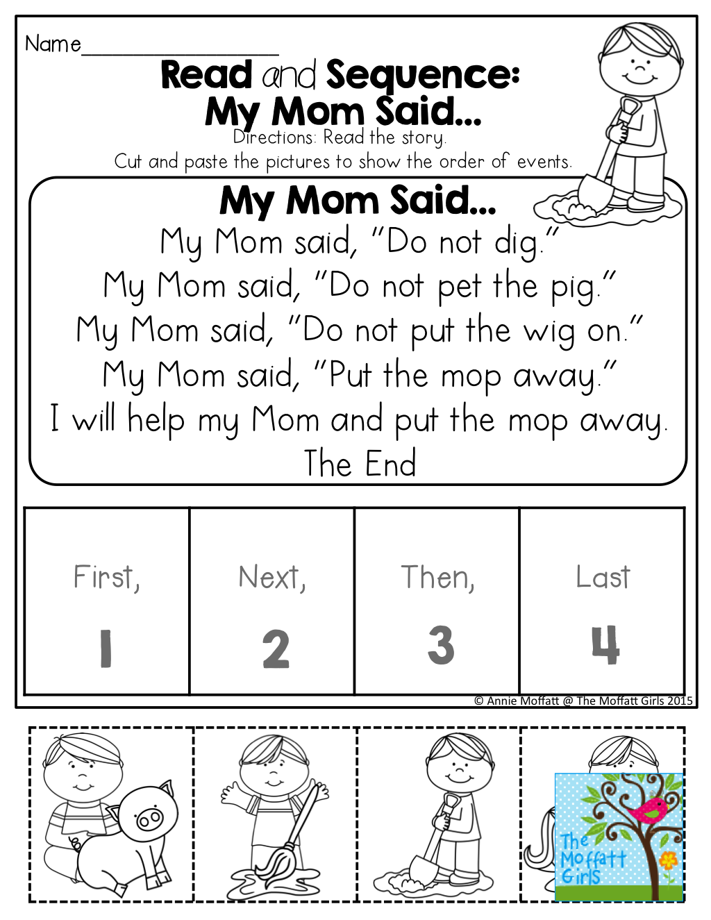 Read And Sequence! Simple Stories For Beginning And Or Struggling