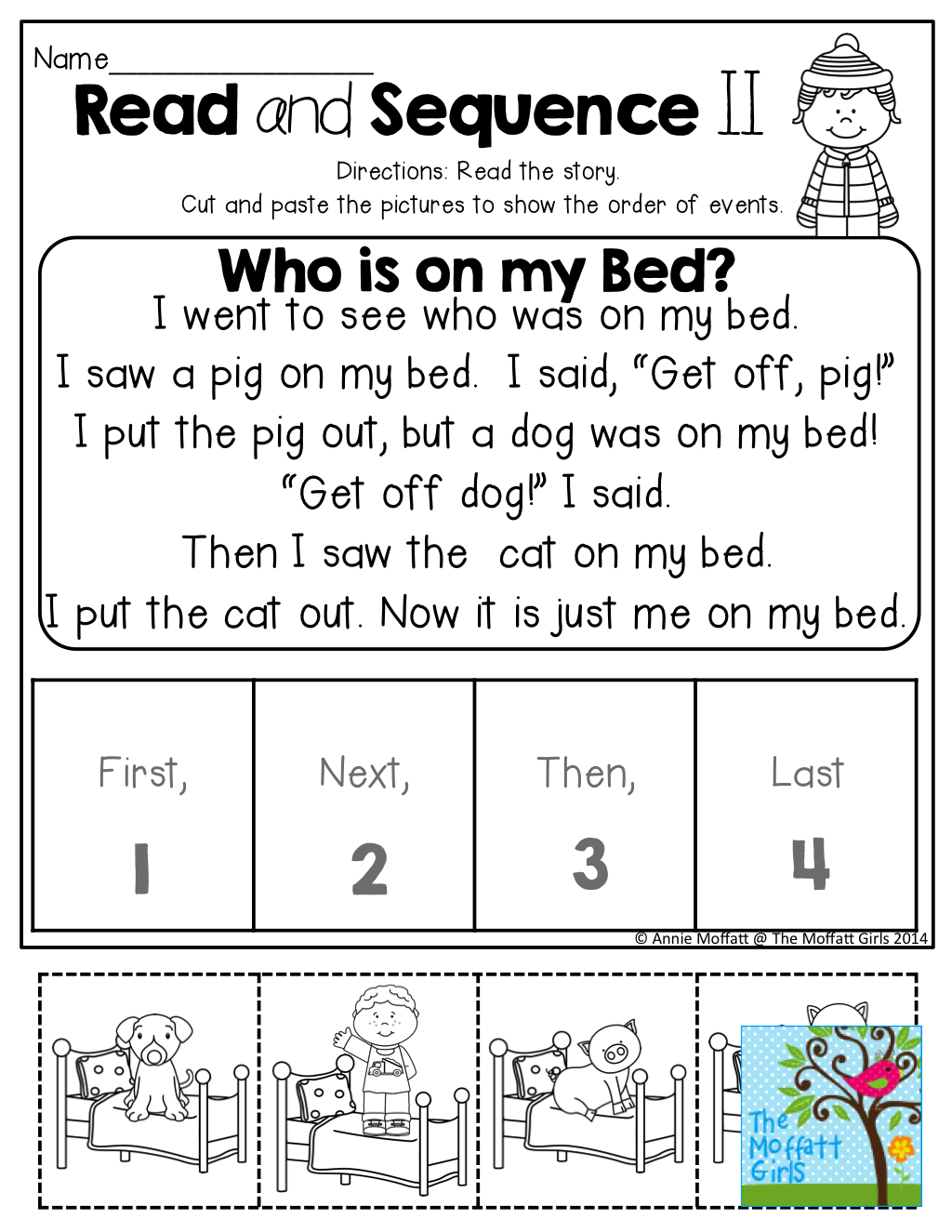 Read And Sequence The Simple Story! Cut And Past The Pictures In