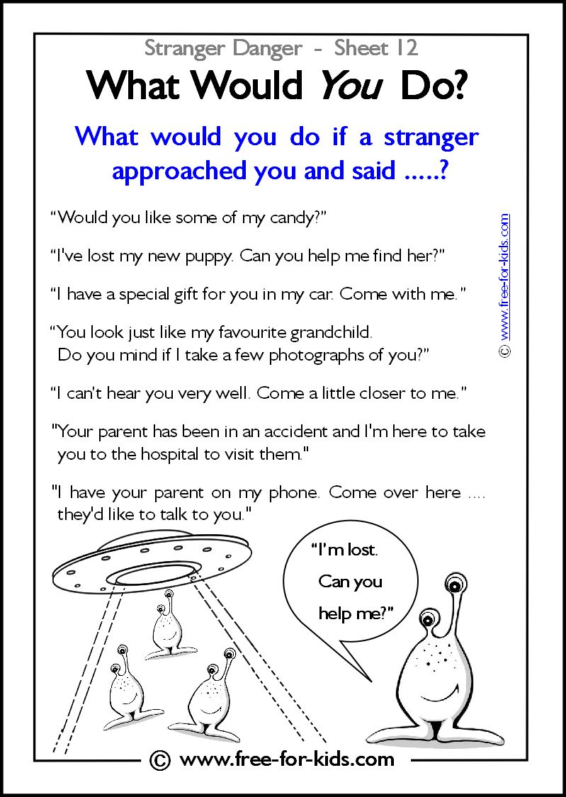Responsibility Activity Sheets