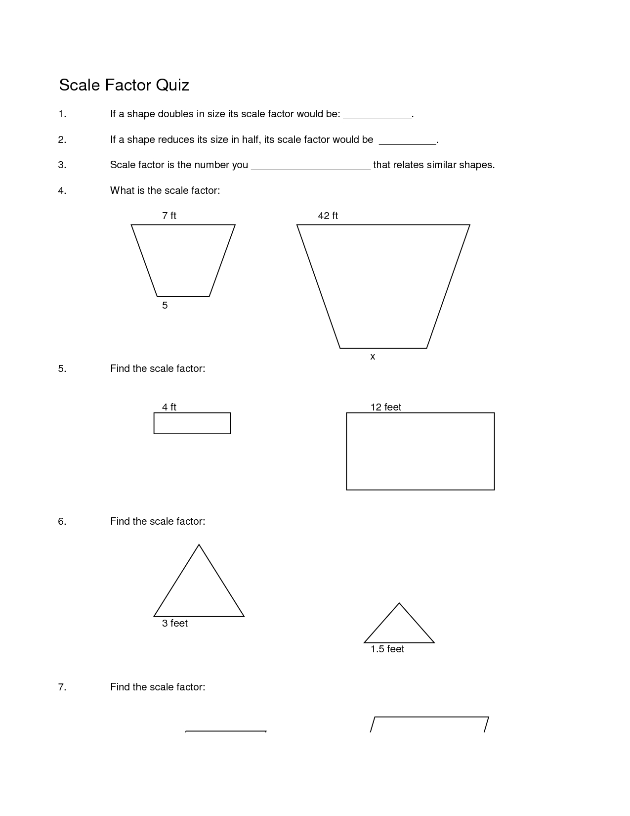 Scale Worksheetth Grade Geologic Time Problems Drawing Factor