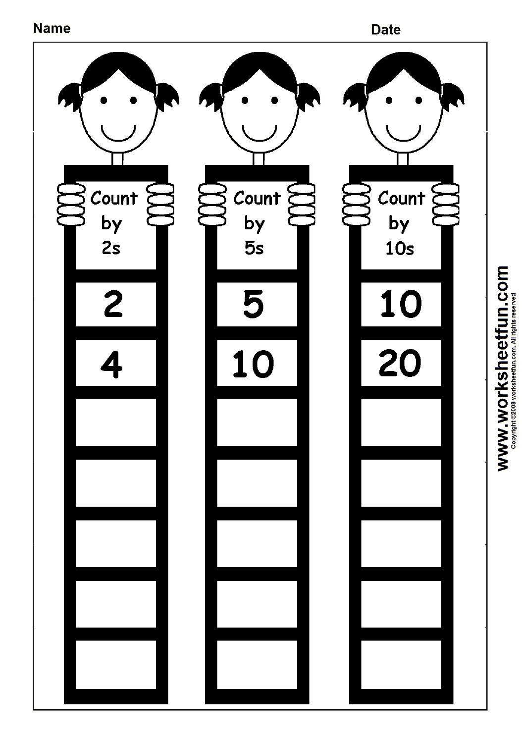 Skip Counting By 2, 5 And 10