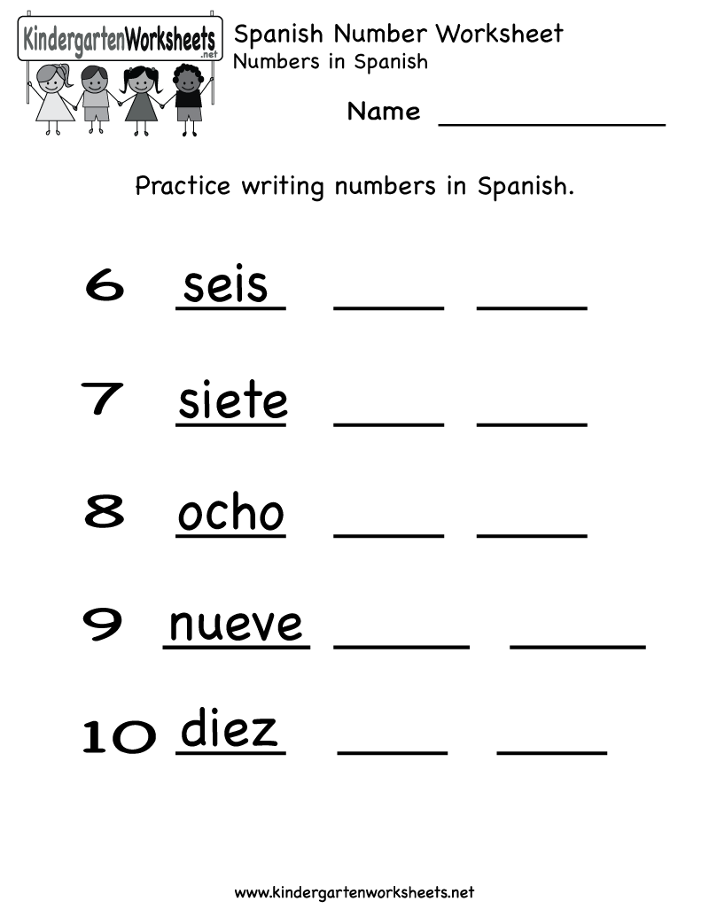 Spanish Numbers 0