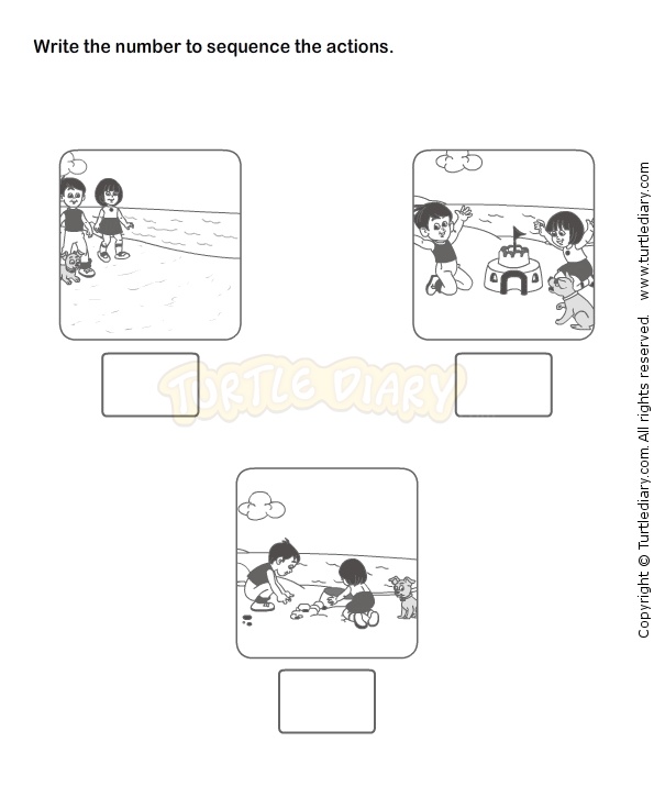 Worksheet For Preschoolers Sequencing