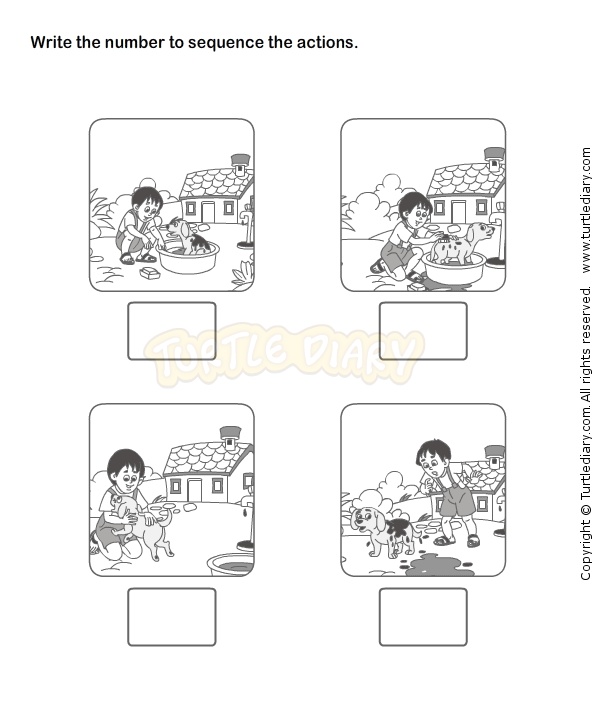 Worksheet For Preschoolers Sequencing