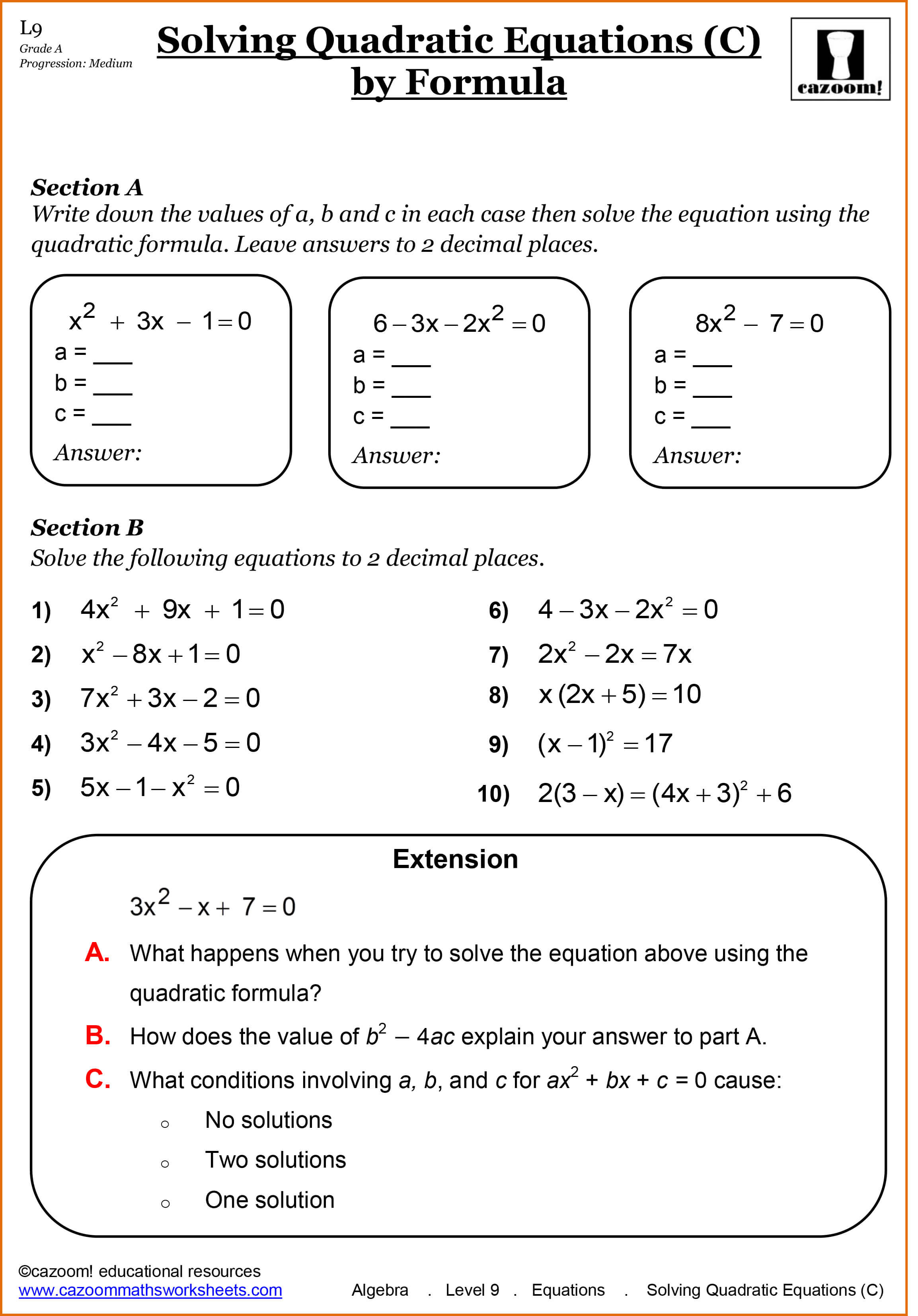 Year 11 Maths Worksheets Gcse 1 Free Al