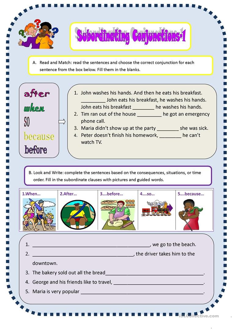 fanboys-conjunctions-worksheets