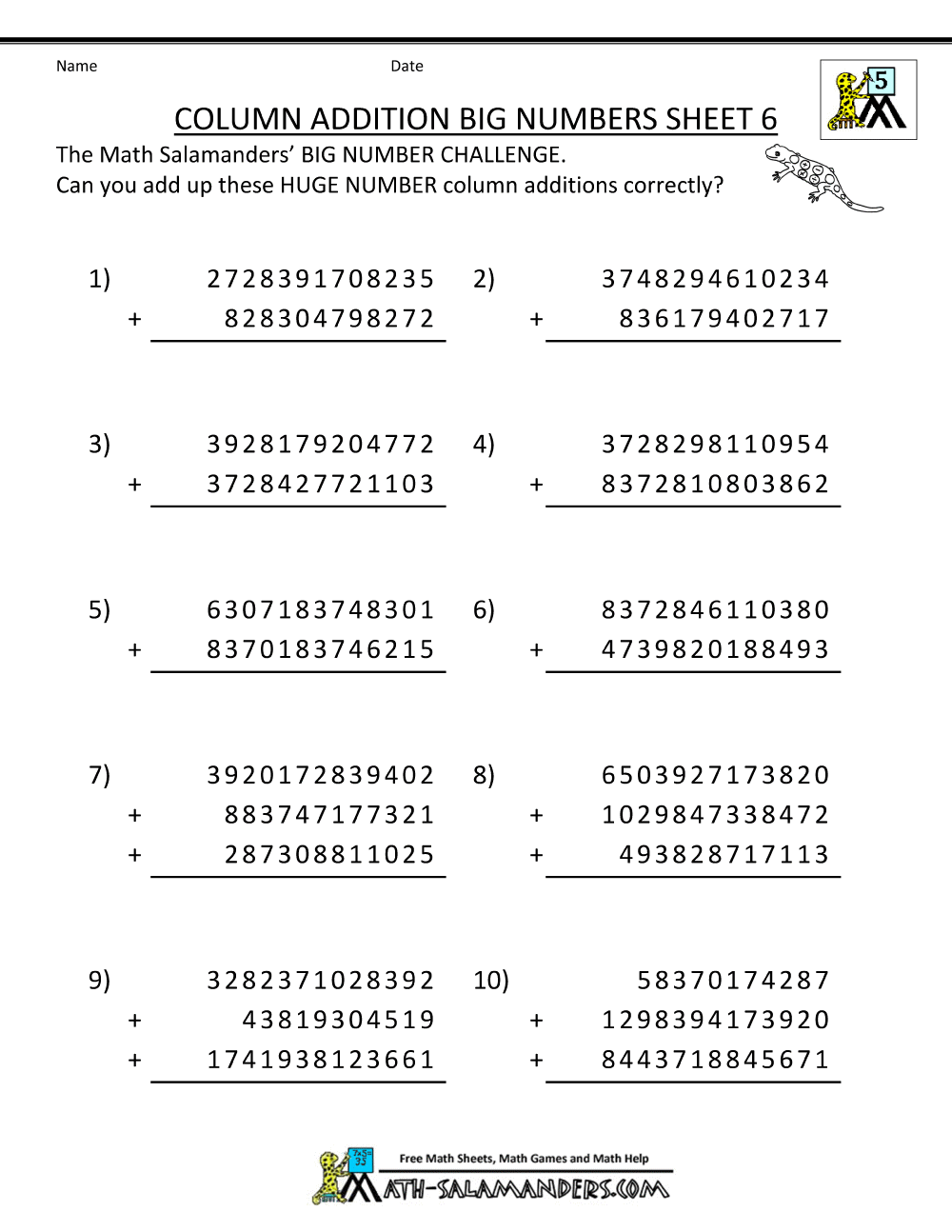 subtraction-of-large-numbers-worksheets