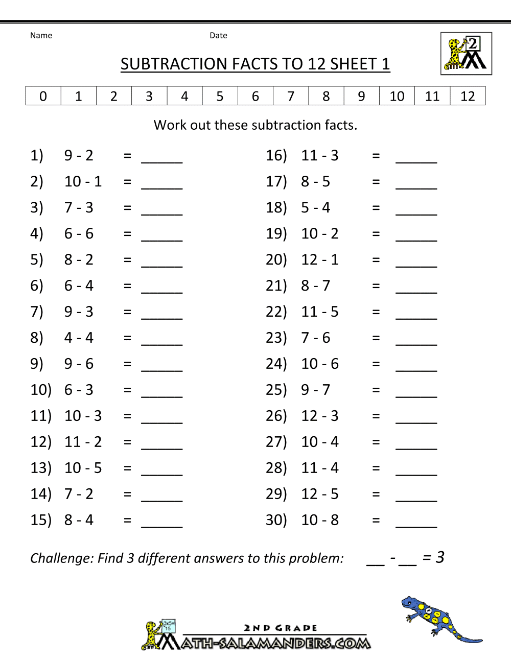 Additions And Subtraction Worksheets Free Printable