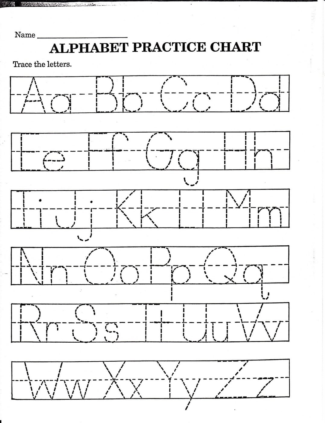 Alphabet Printable Worksheets For Preschoolers 77065