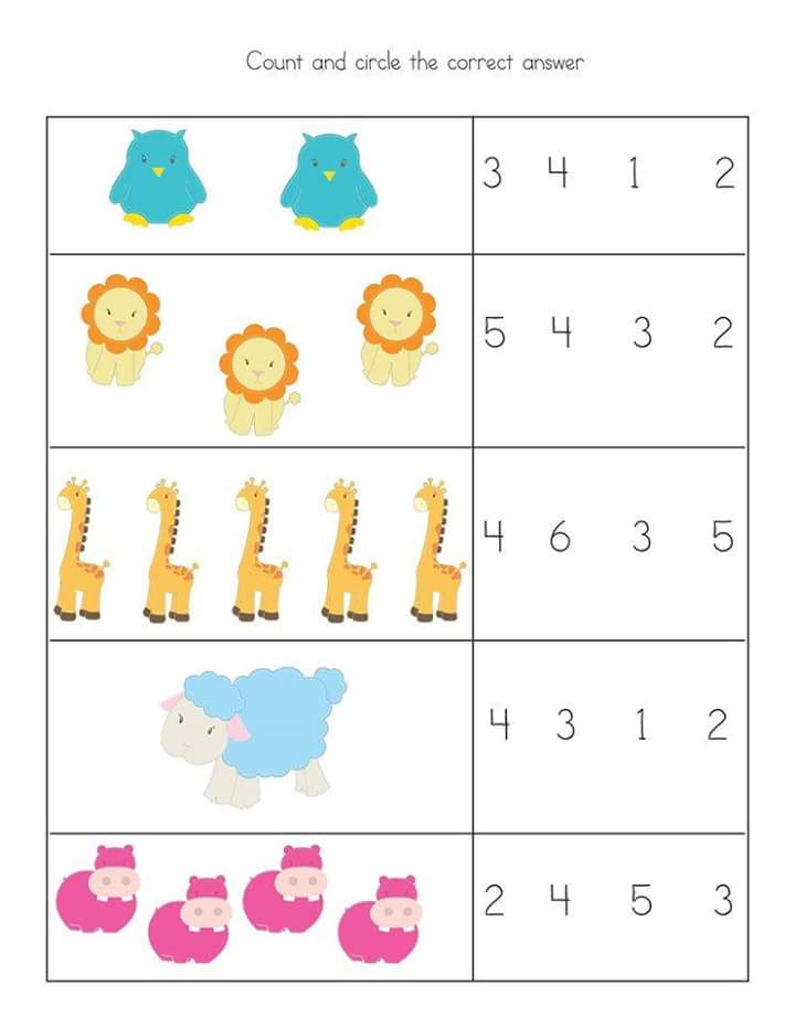 Collection Of Preschool Math Worksheets Free
