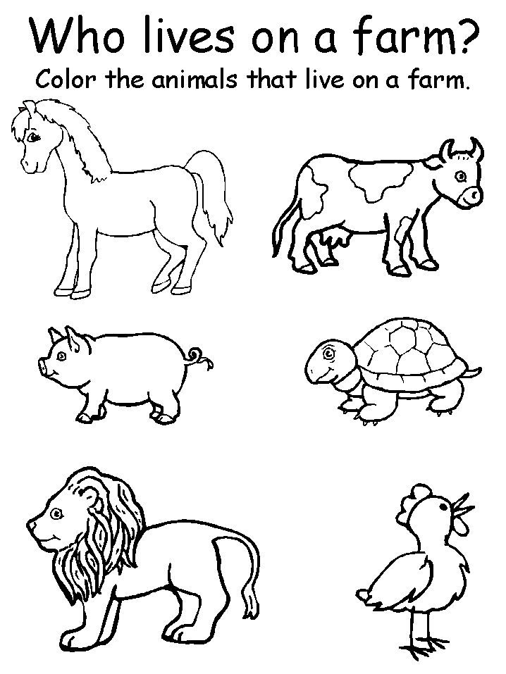 Collection Of Worksheets For Kindergarten On Animals