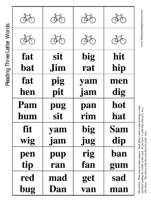 Collection Of Worksheets For Kindergarten Three Letter Words