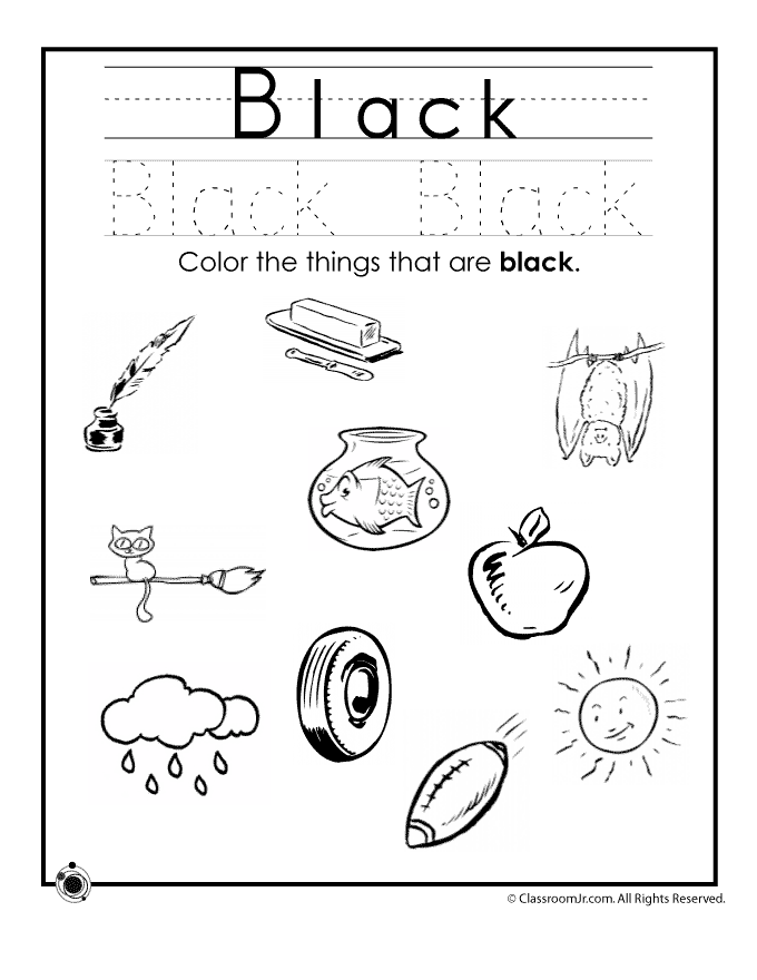 Colors Worksheets For Preschoolers 731183