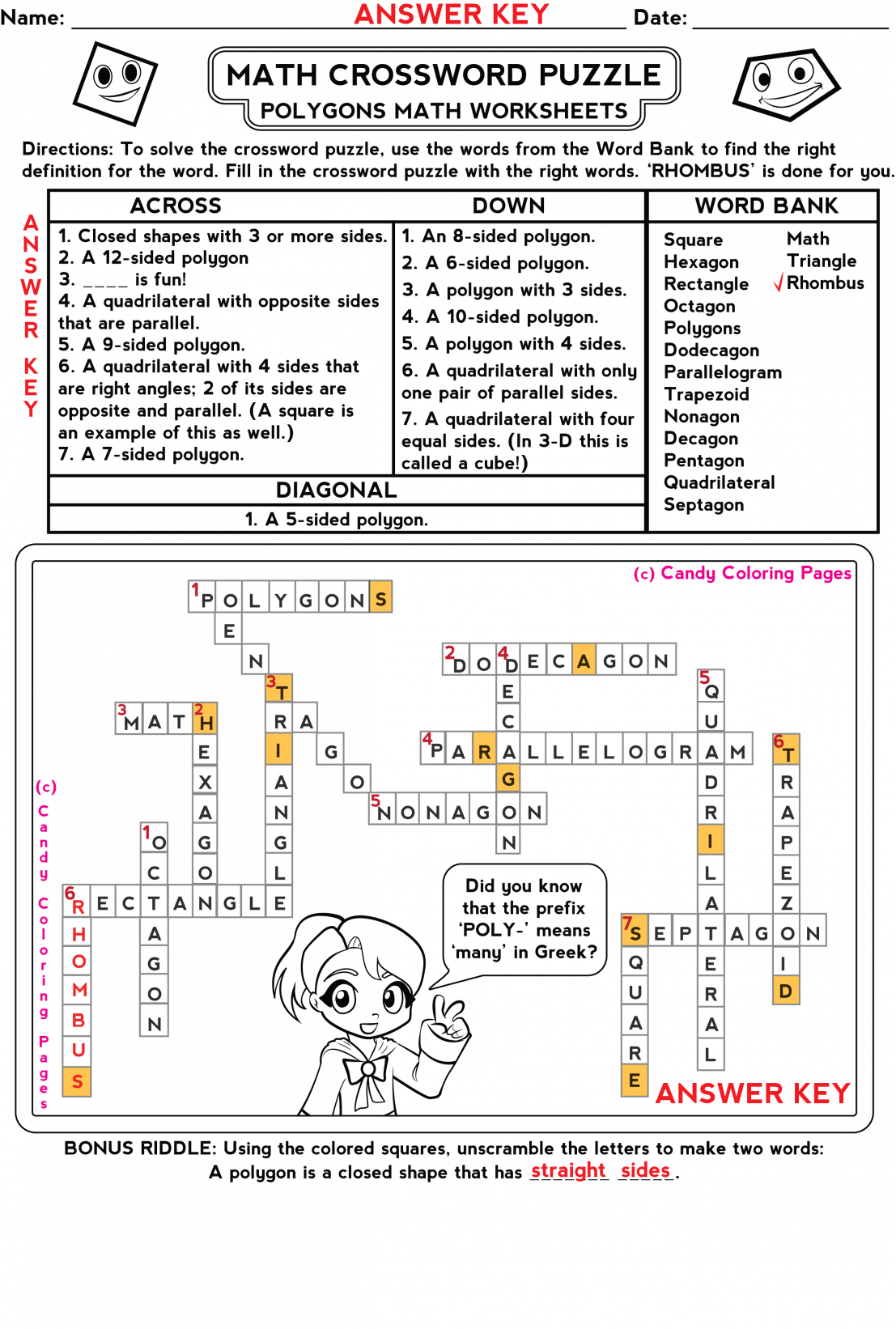Crossword Puzzle Middle School Pdf Gallery Jymba 5th Grade Puzzles