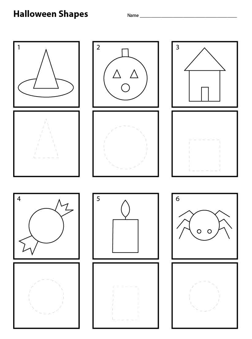 Drawing With Shapes For Kindergarten Shapesergarten Worksheets