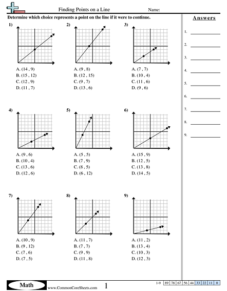 Find Slope Worksheet The Best Worksheets Image Collection