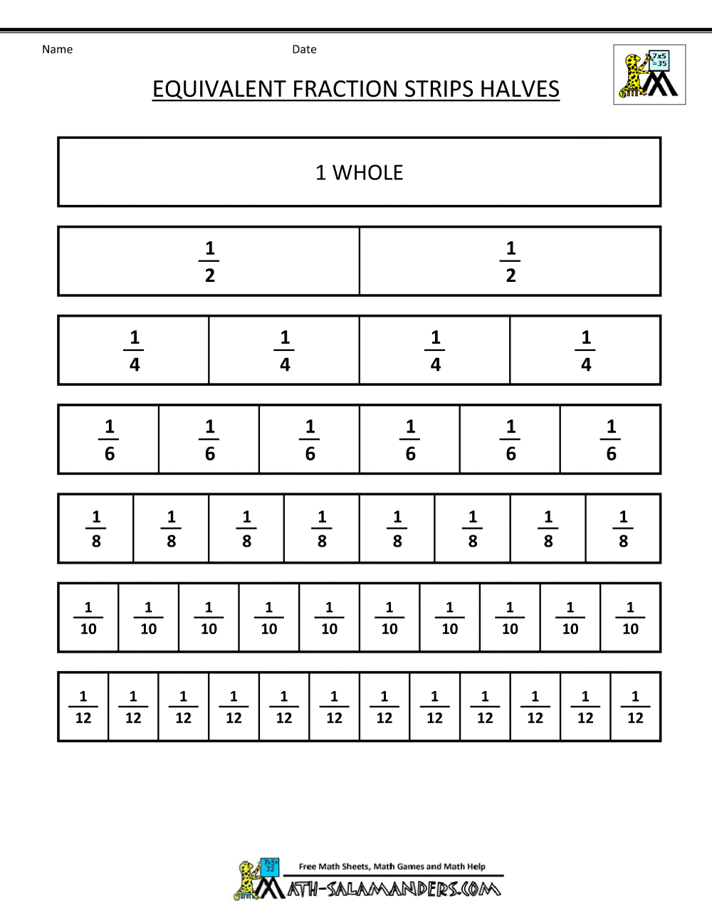 Fraction Strip