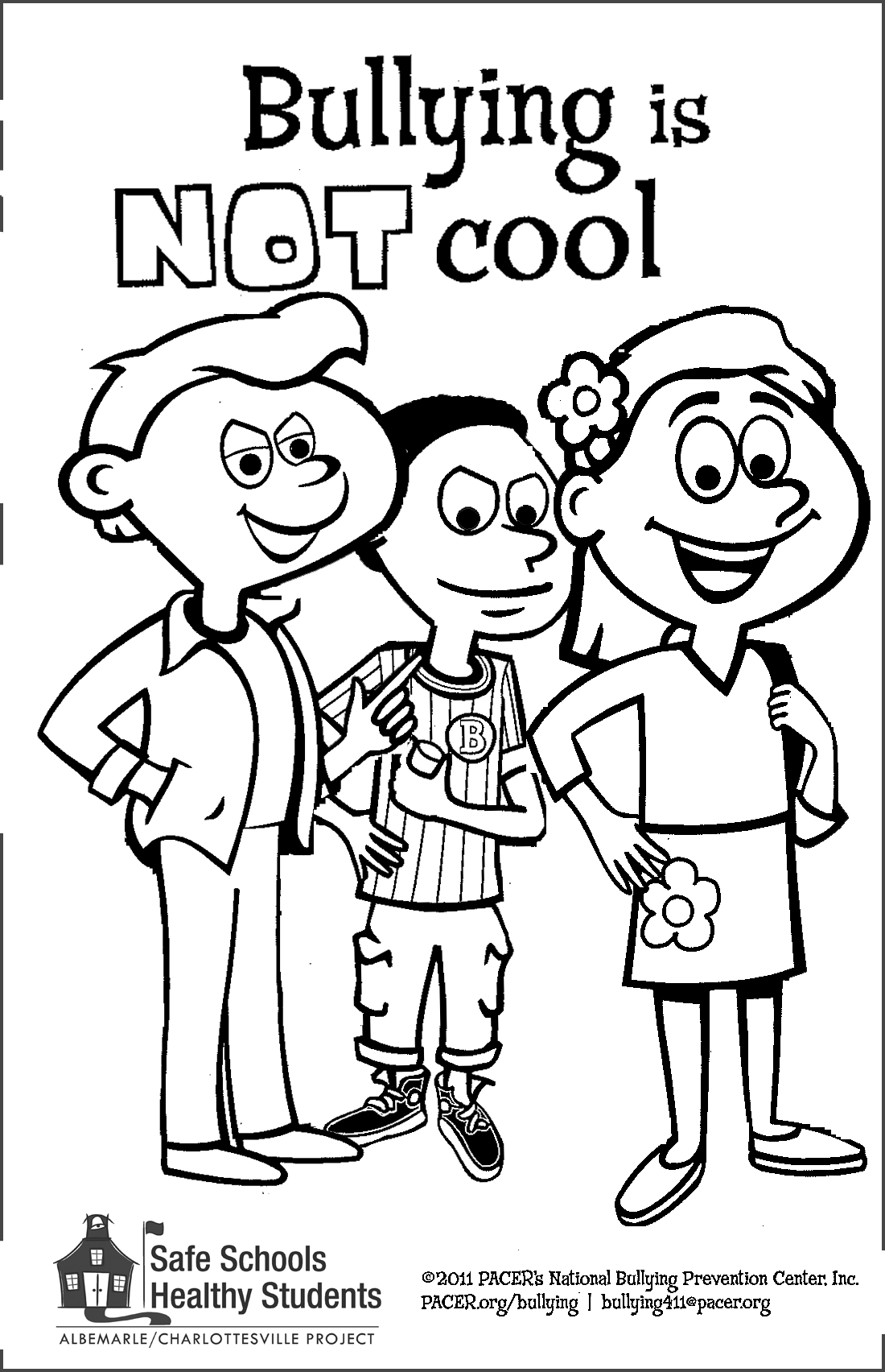 Free Bullying Coloring Pages Printable For Kids Worksheets At Anti