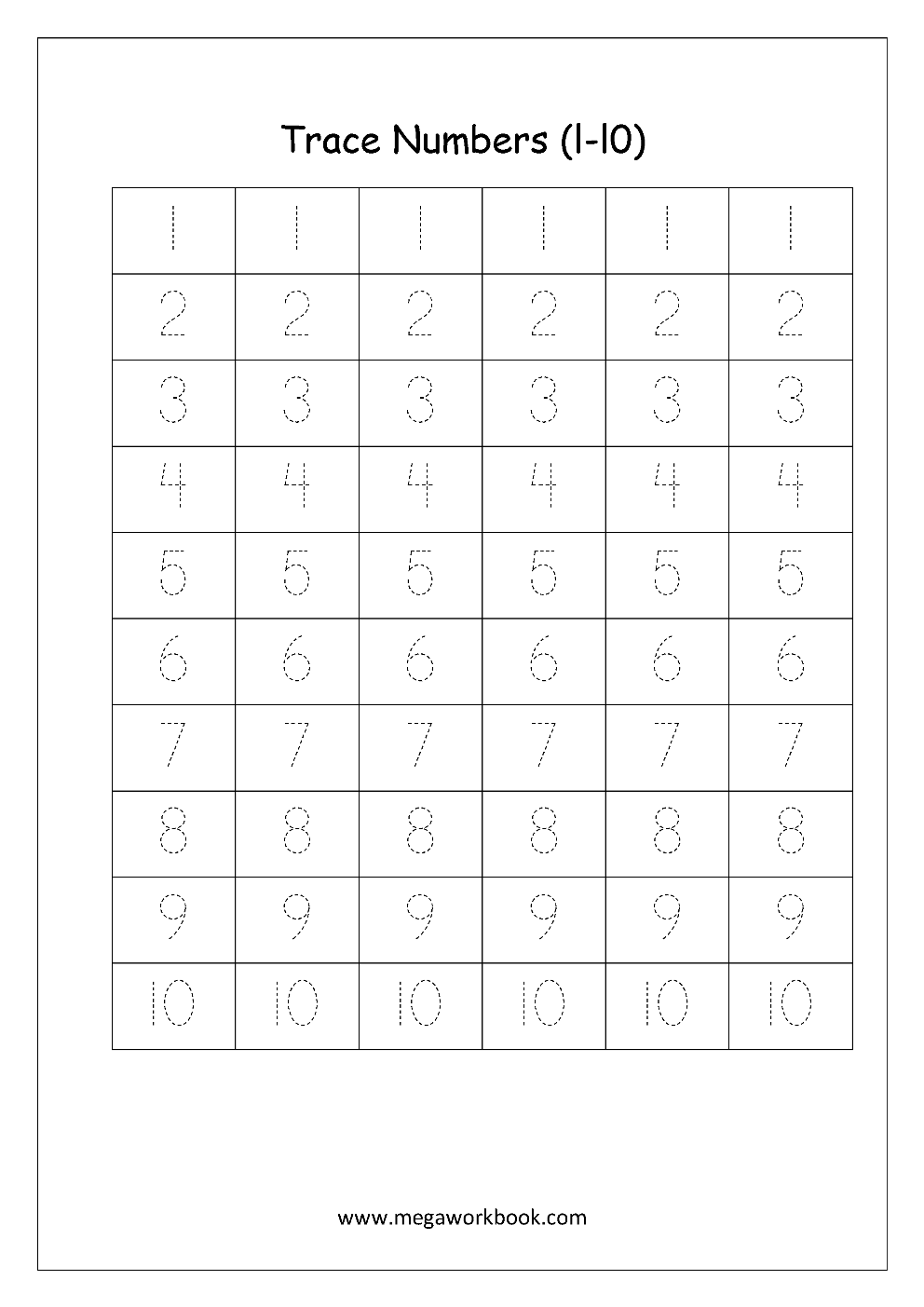 Free Math Worksheets