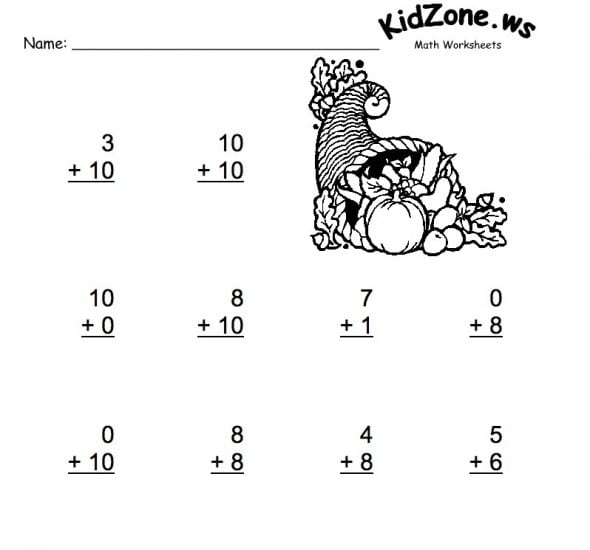 Grade One Math Worksheets Free Printable 655388