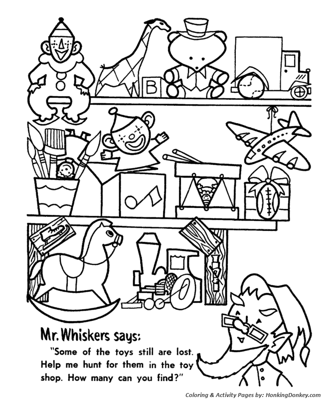 Hidden Picture Math Worksheets Christmas 801448