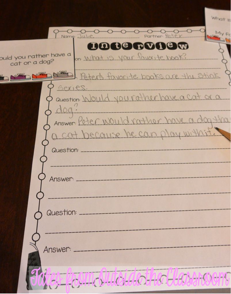 Ideas To Help Kids Restate The Question In The Answer