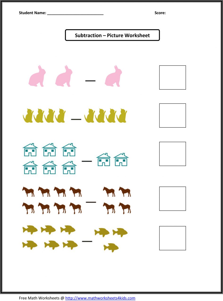 Kindergarten Accounting  Maths Worksheets For Kg2  Kindergarten